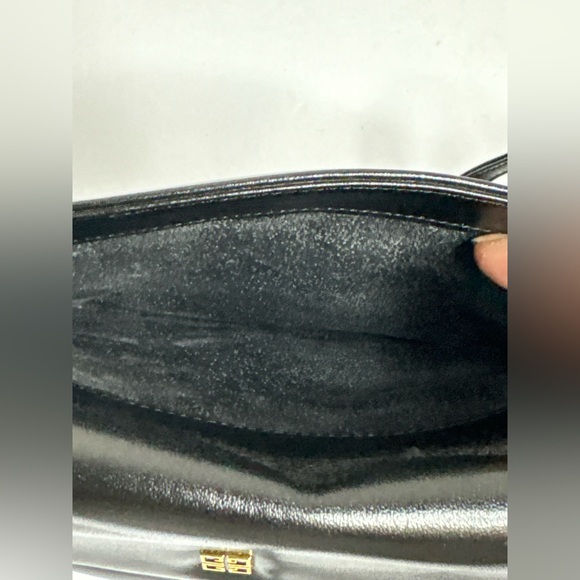 Givenchy Pocket Mini Black Leather Handbag Crossbody Vintage - Picture 11 of 13